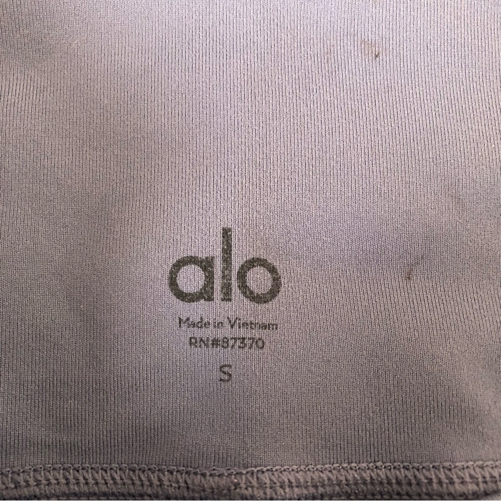 Alo Yoga 7/8 High-Waist Airbrush Legging Infinity Blue S - Picture 9 of 11